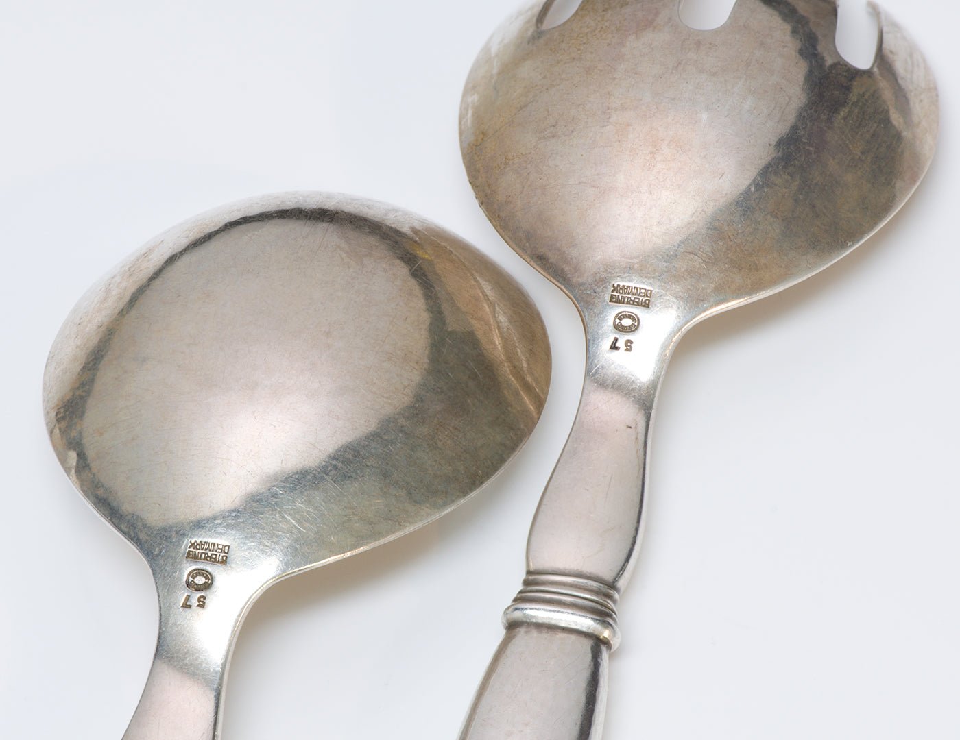 Georg Jensen Sterling Silver Salad Set #57