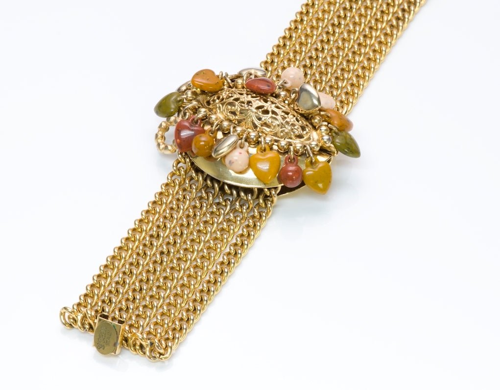 Giambattista Valli Heart Chain Bracelet