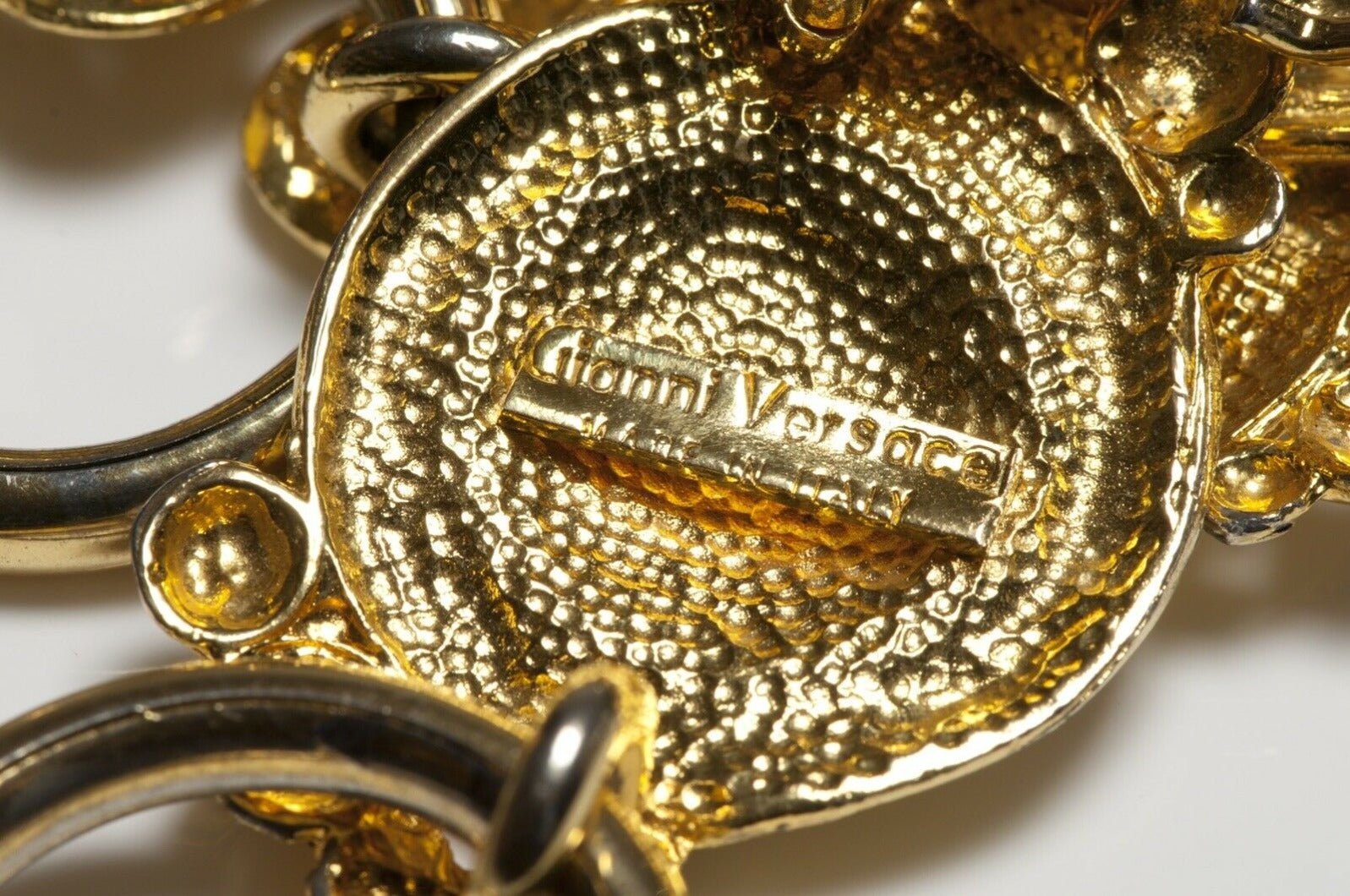 Gianni Versace Couture Enamel Crystal Chain Women’s Belt
