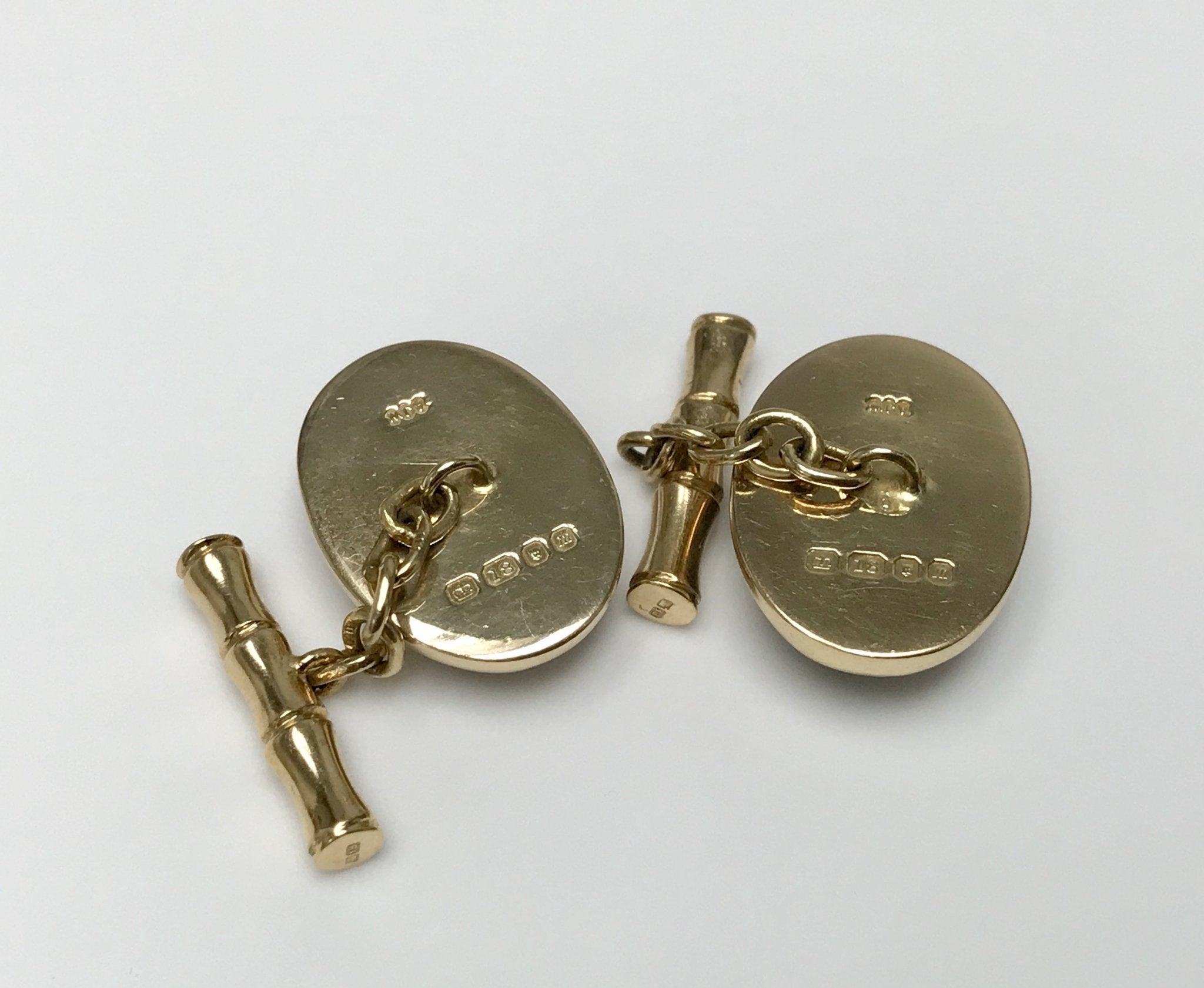 Gold & Agate Cufflinks