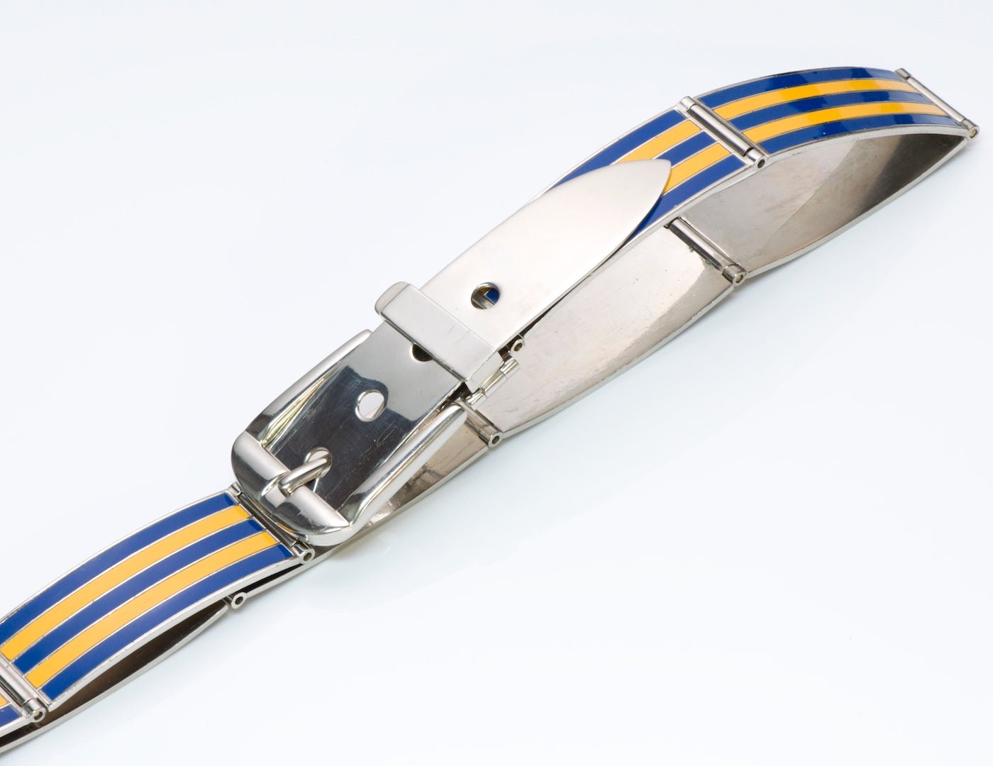 Gucci Enamel Buckle Belt