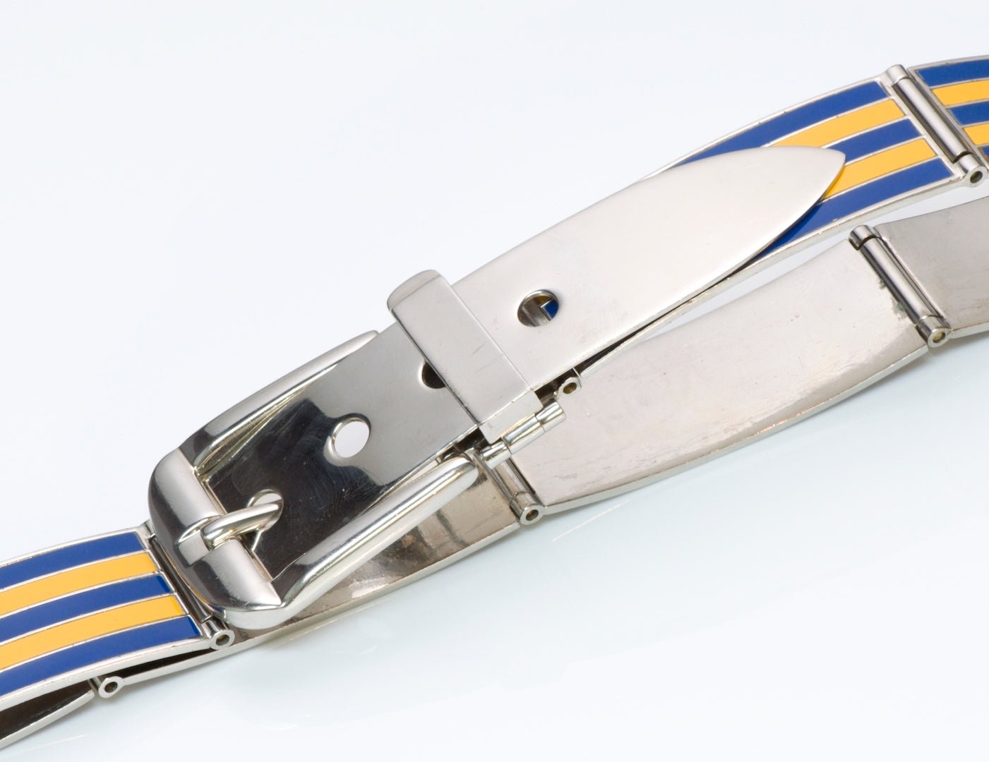 Gucci Enamel Buckle Belt