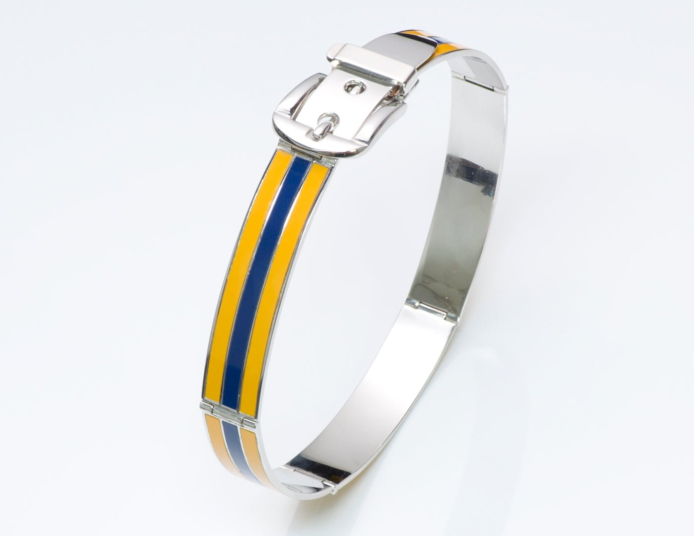 Gucci Enamel Buckle Choker Necklace