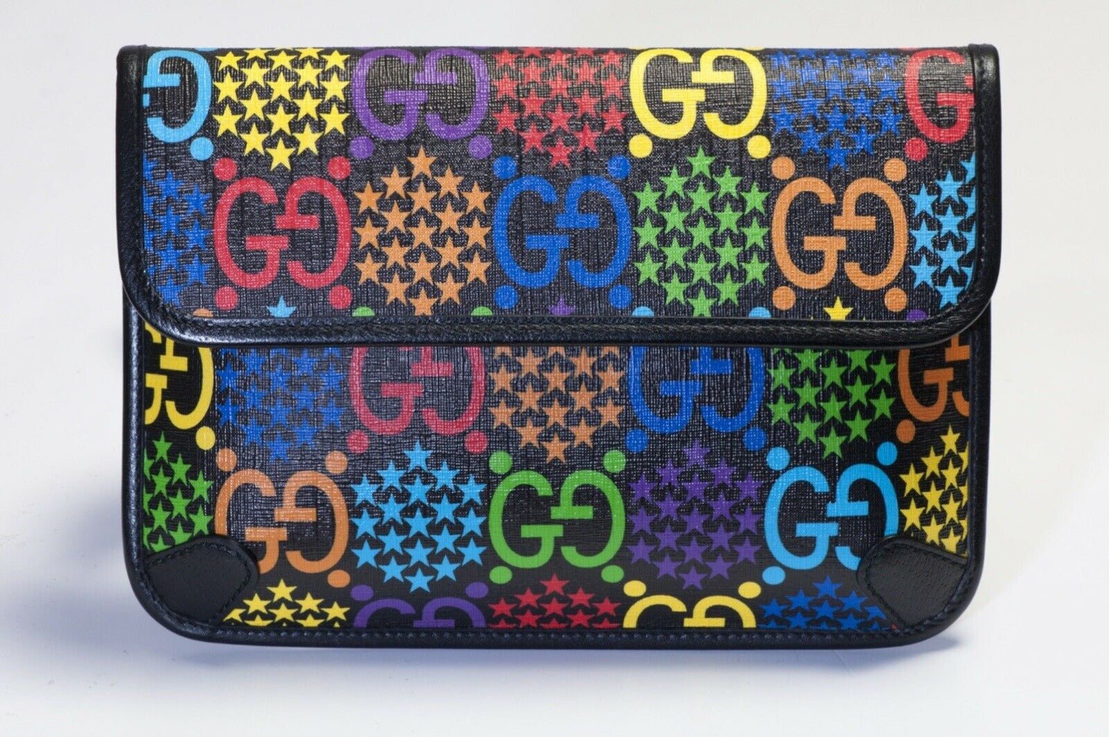 Gucci GG Psychedelic Neon Multicolor Monogram Fanny Pack Waist Bag