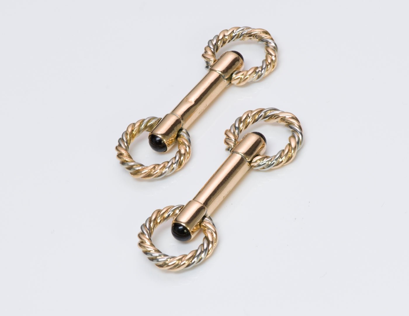 Gucci Horse Bit Gold Cufflinks