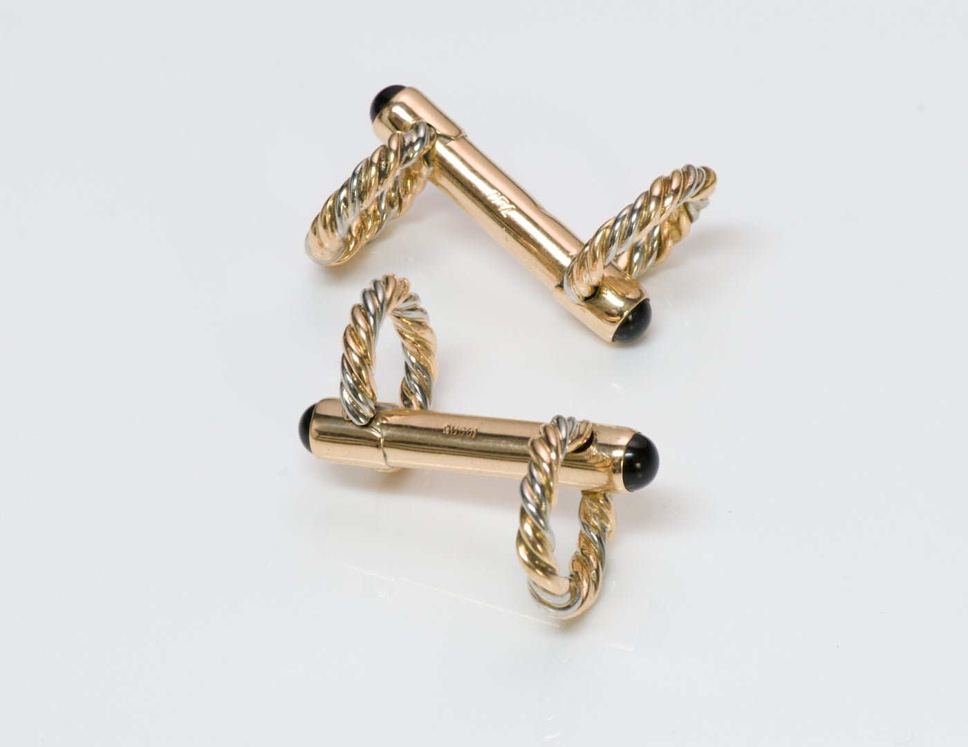 Gucci Horse Bit Gold Cufflinks