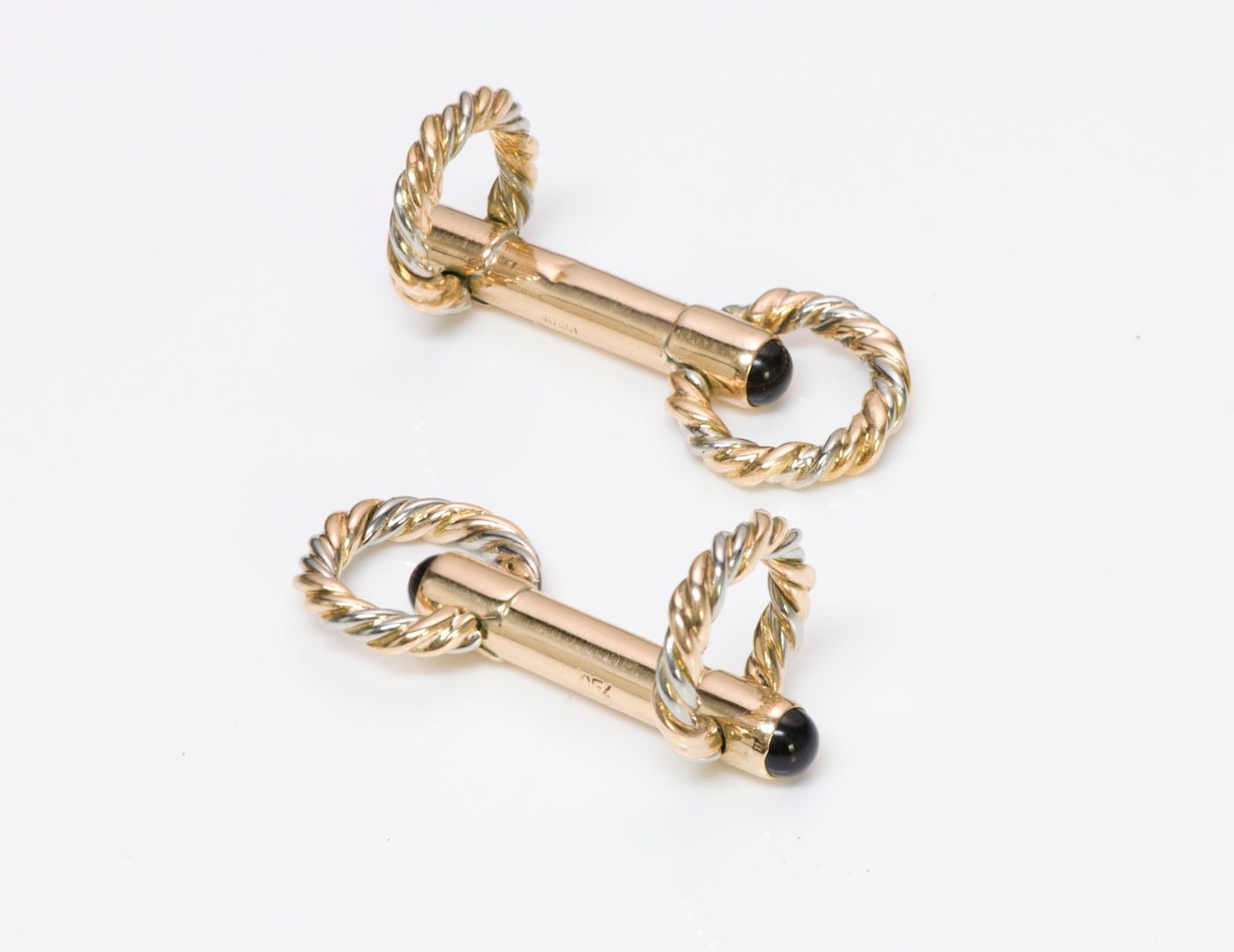 Gucci Horse Bit Gold Cufflinks
