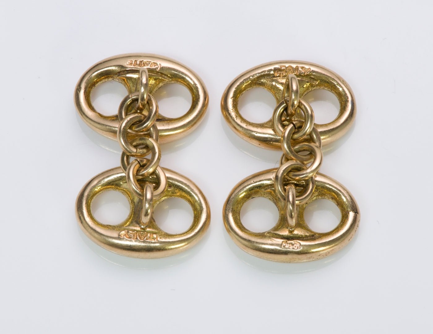 Gucci Marina 18K Gold Cufflinks