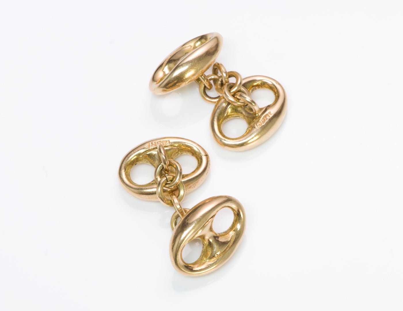 Gucci Marina 18K Gold Cufflinks