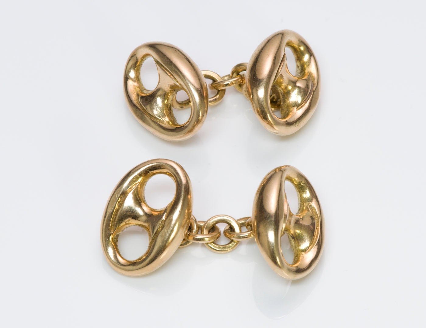 Gucci Marina 18K Gold Cufflinks
