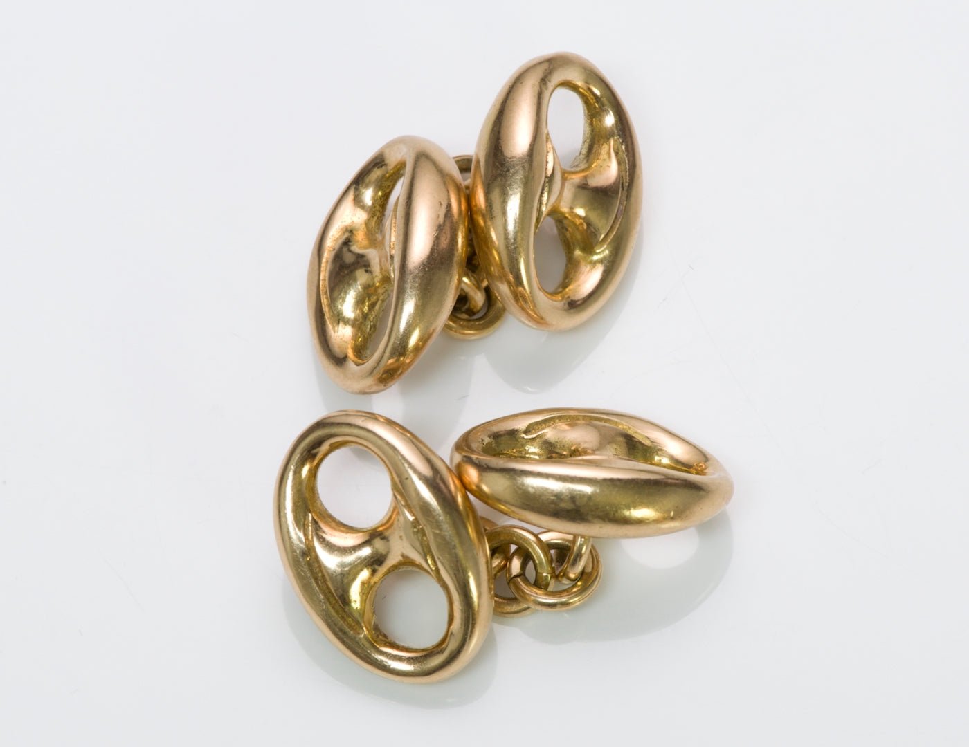 Gucci Marina 18K Gold Cufflinks