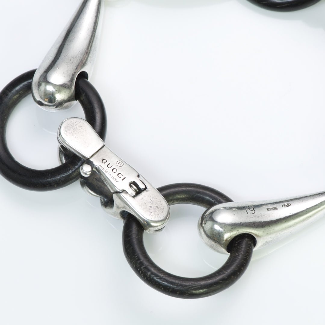 Gucci Silver Ebony Bracelet