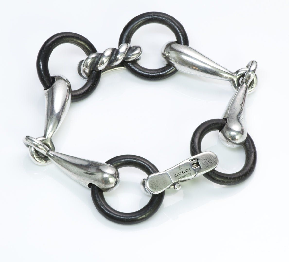 Gucci Silver Ebony Bracelet