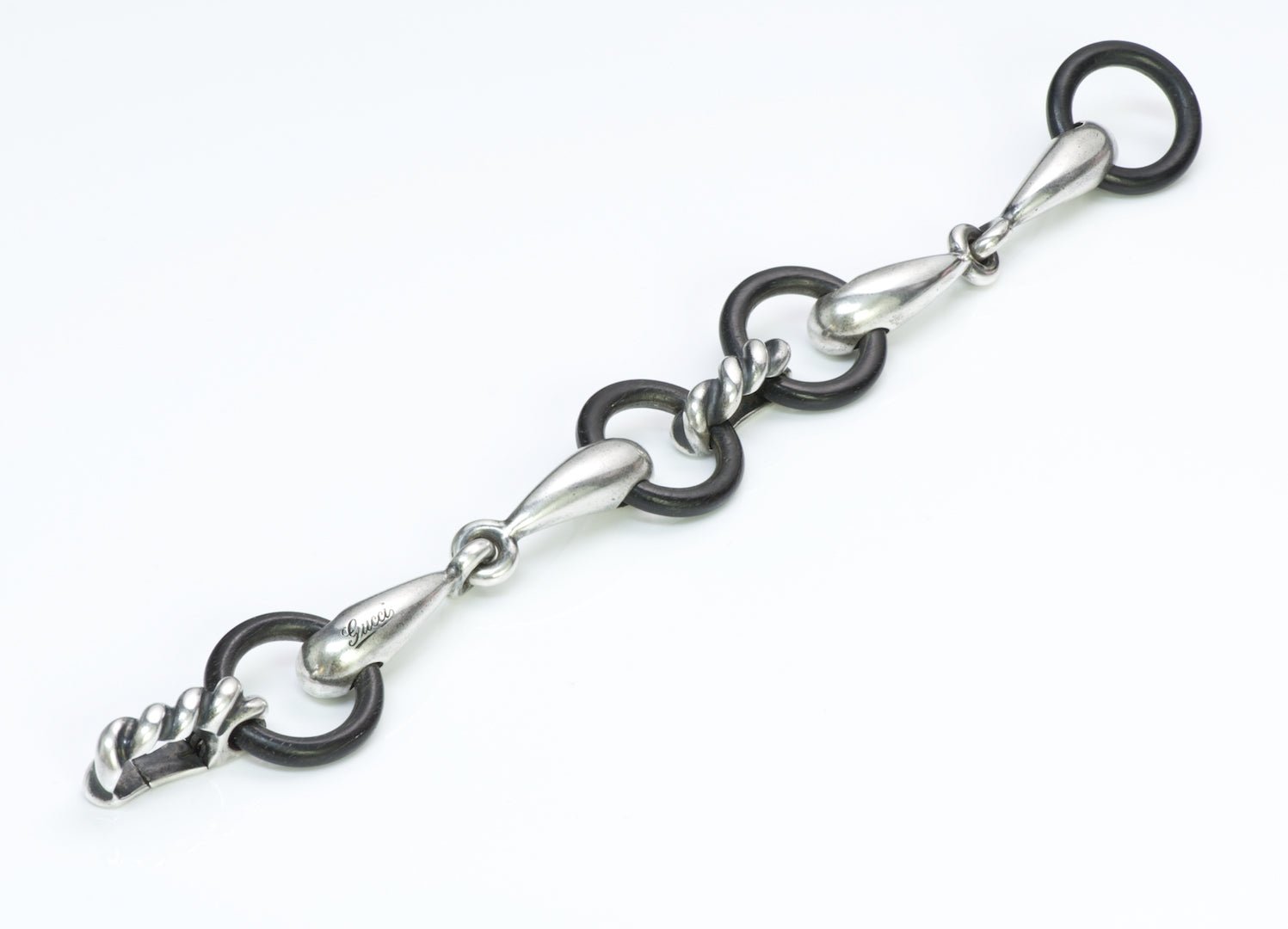 Gucci Silver Ebony Bracelet