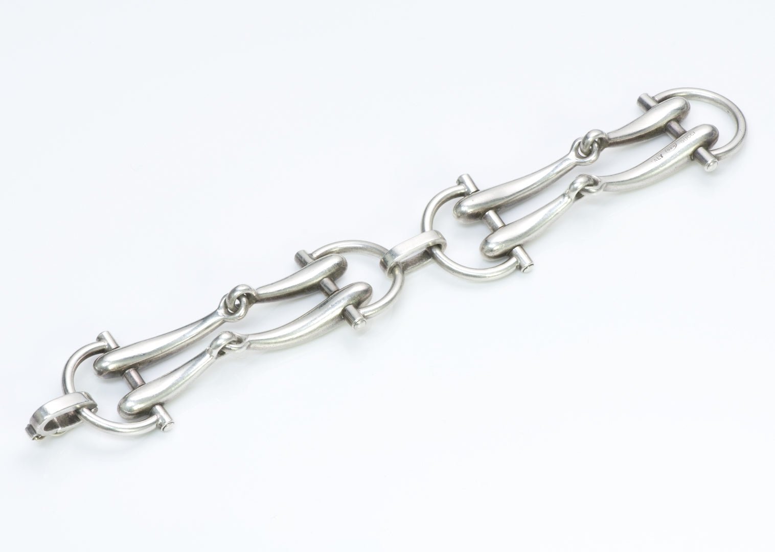 Gucci Silver Horsebit Bracelet