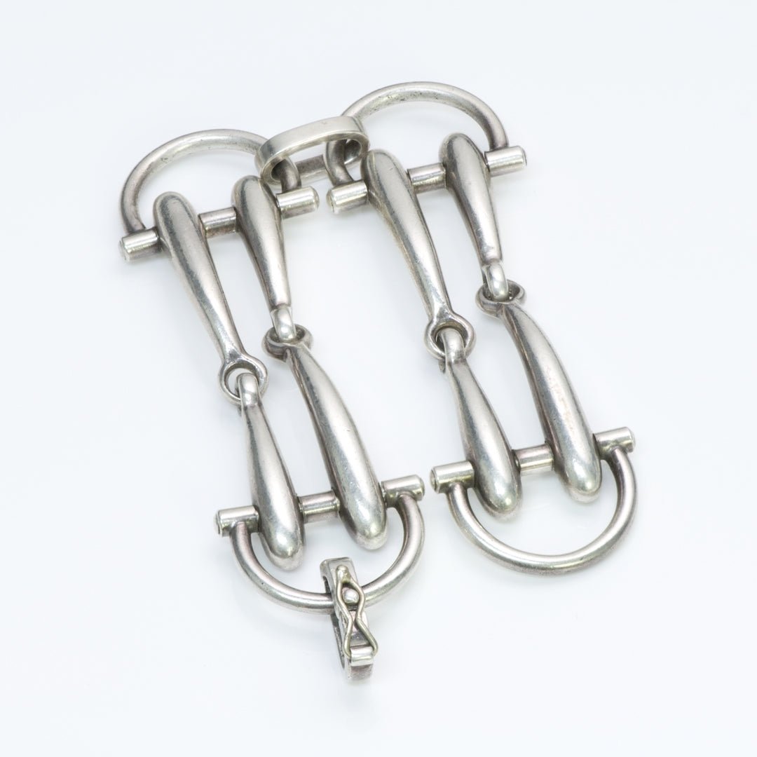 Gucci Silver Horsebit Bracelet