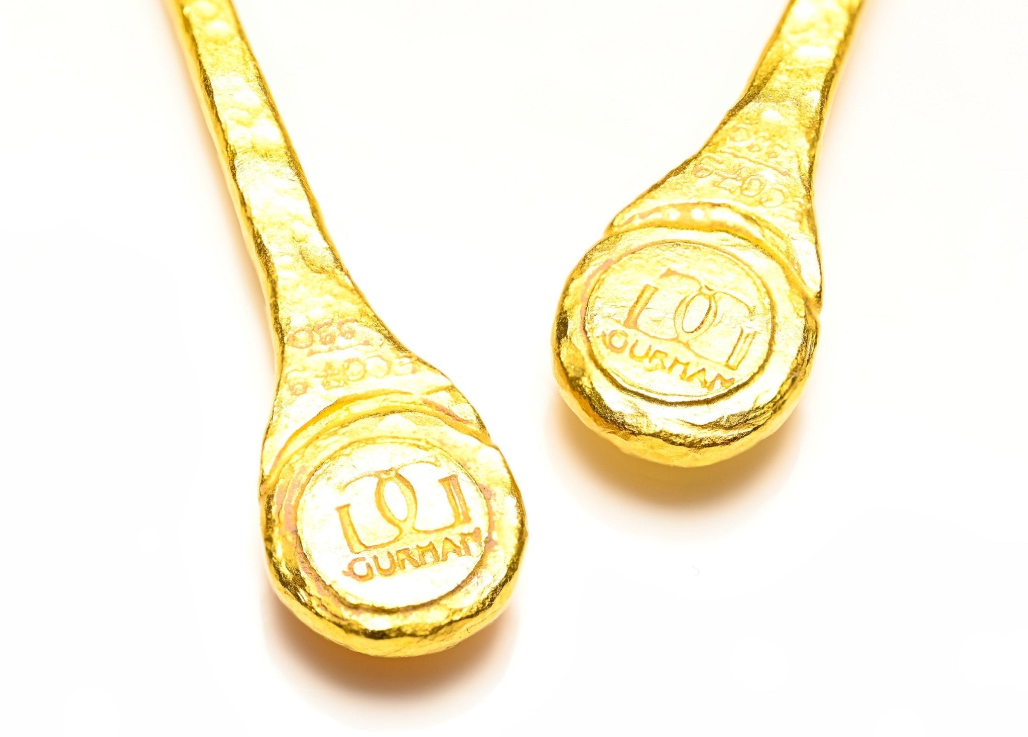 Gurhan 24K Gold Diamond Earrings
