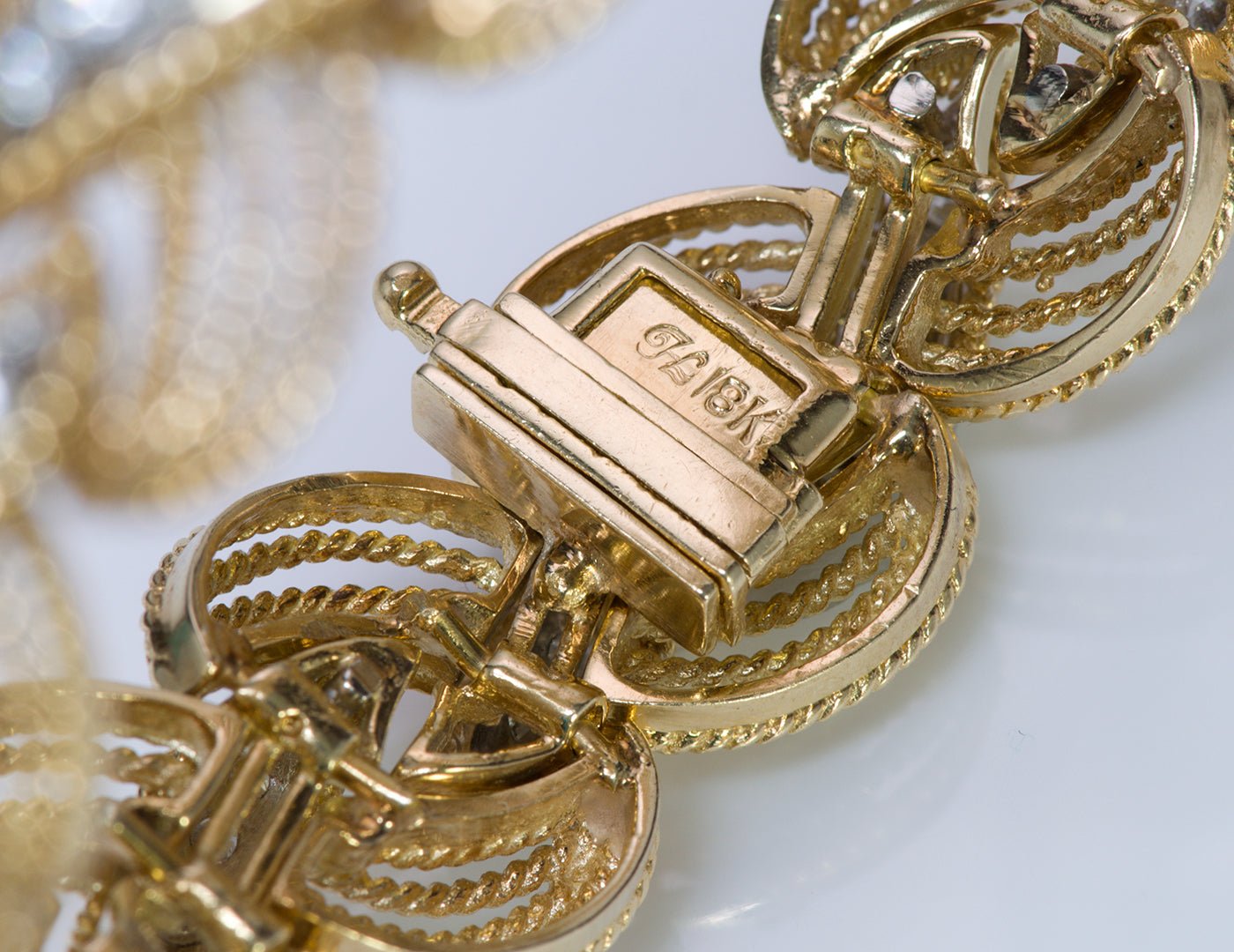 Hammerman Brothers 18K Gold Diamond Bracelet