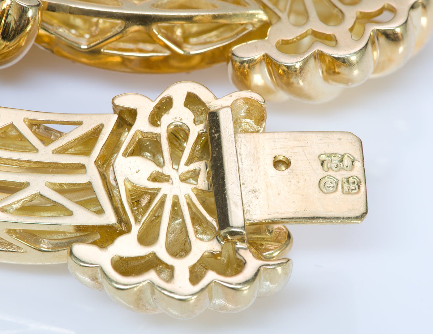 Hammerman Brothers 18K Gold Diamond Necklace