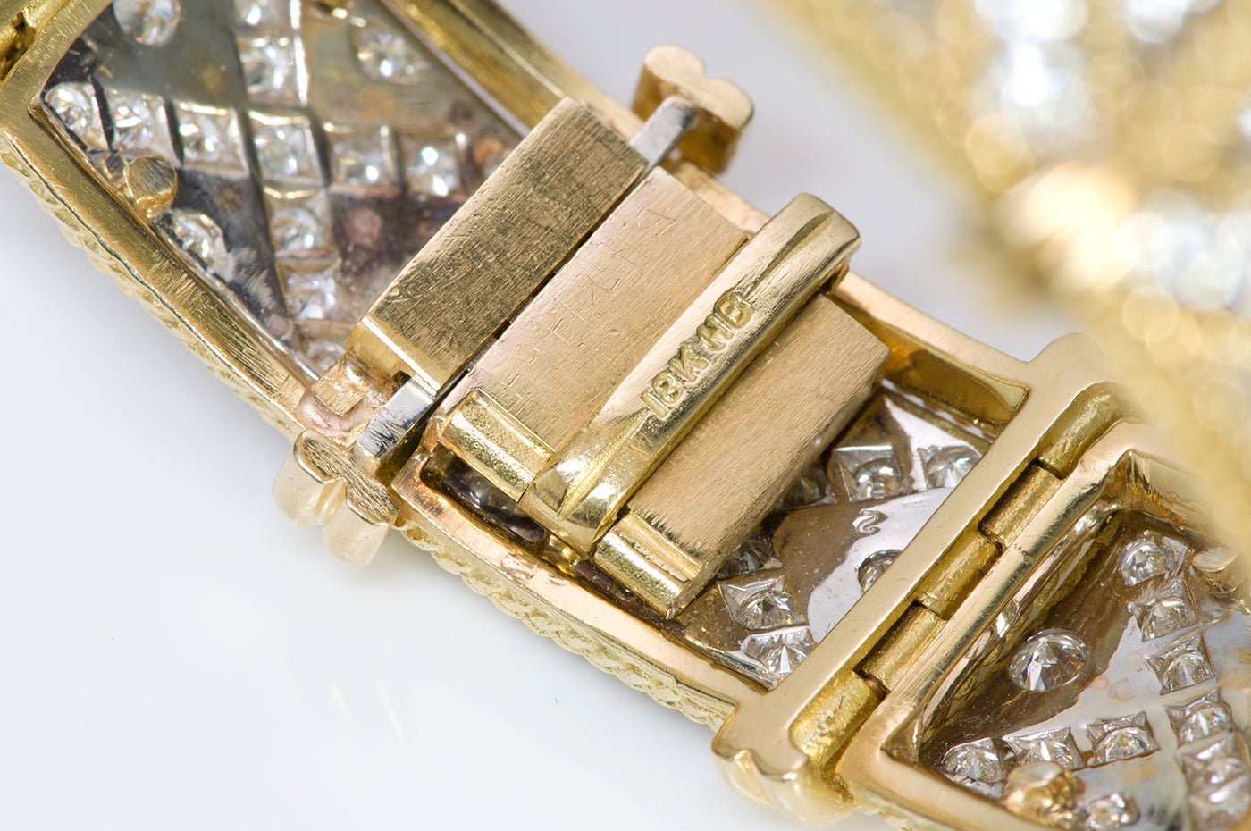 Hammerman Brothers 18K Yellow Gold Diamond Bracelet