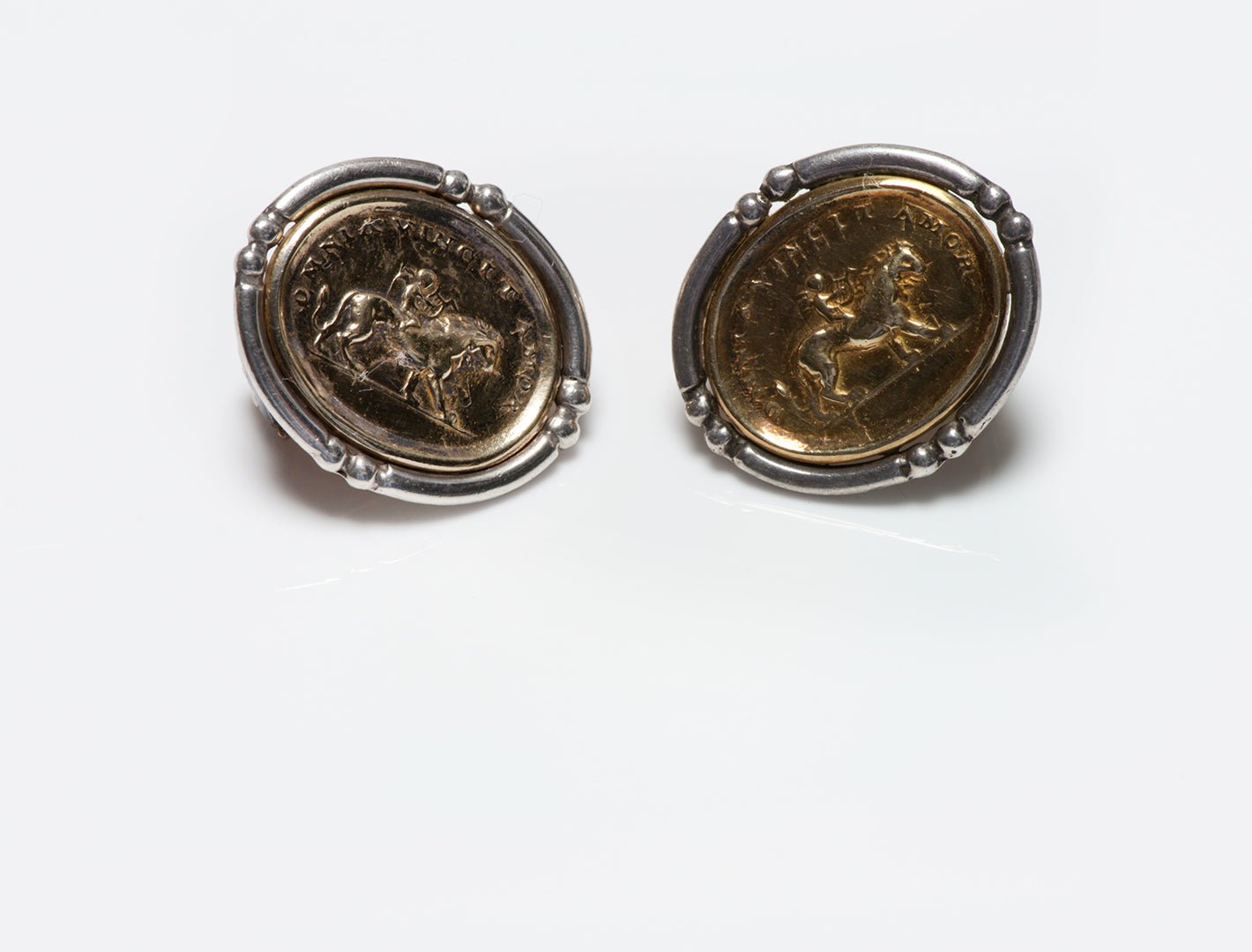 Helen Woodhull 18K Gold & Silver Earrings