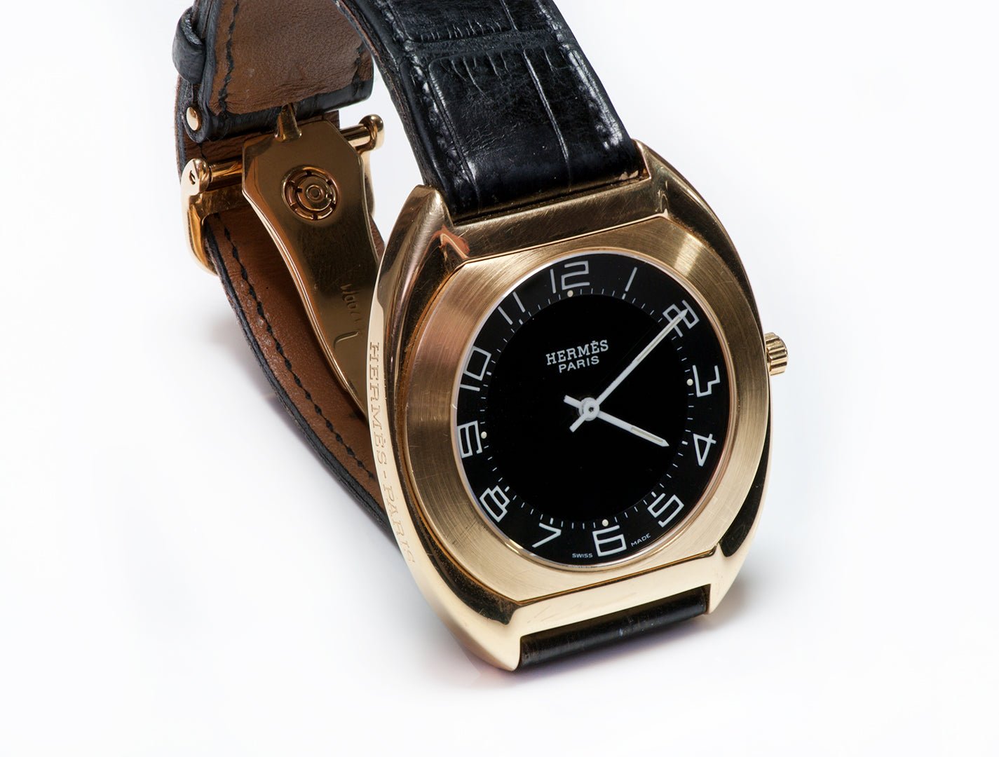 Hermes 18K Gold Escape Men's Watch ES1 785