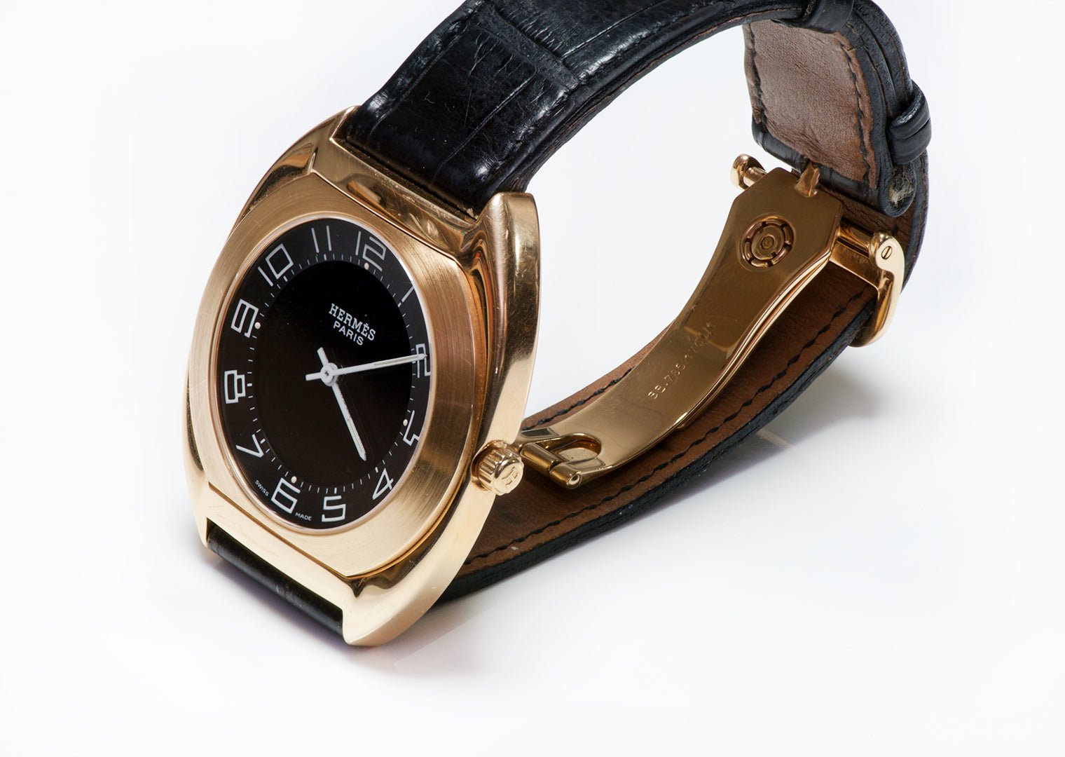 Hermes 18K Gold Escape Men's Watch ES1 785