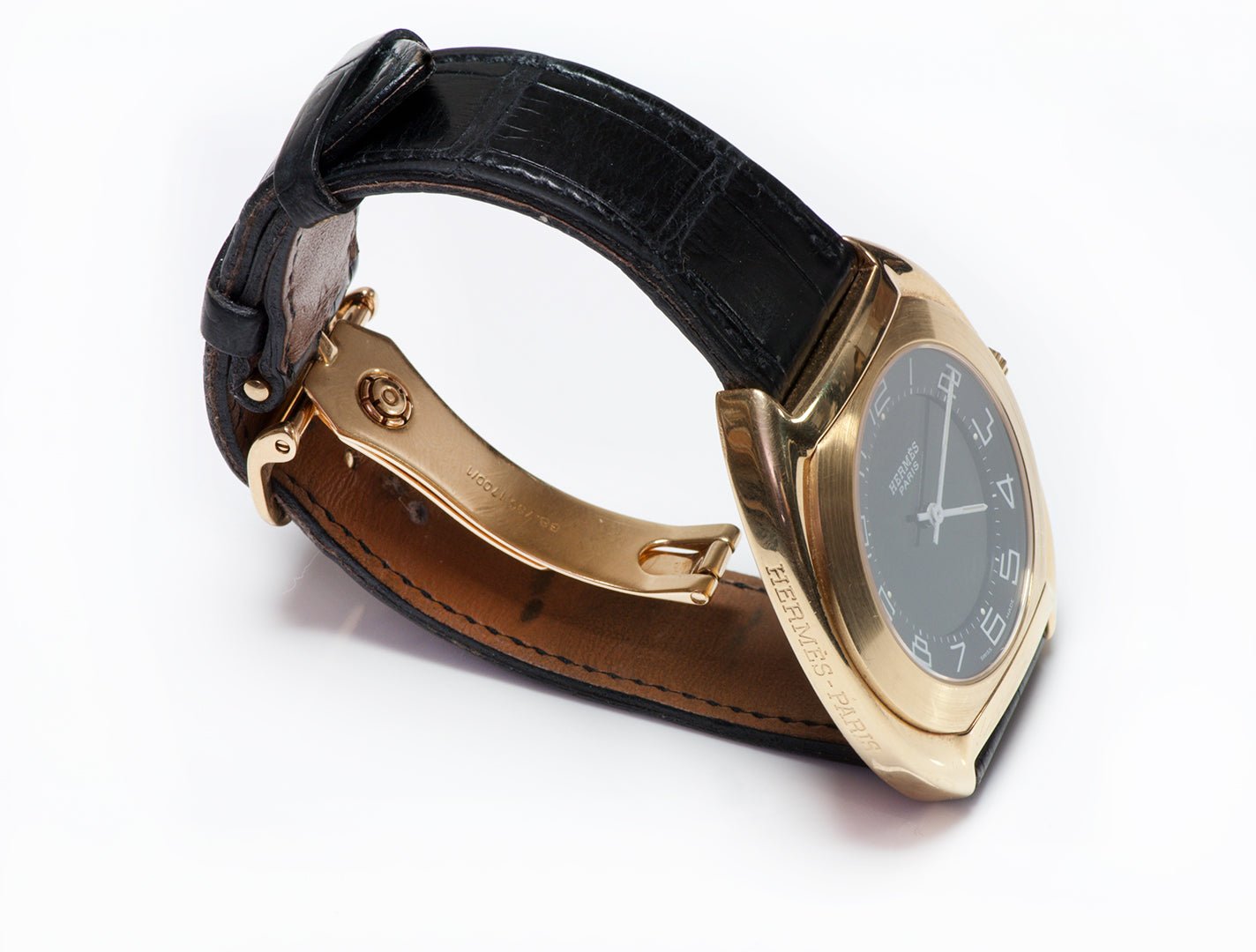 Hermes 18K Gold Escape Men's Watch ES1 785