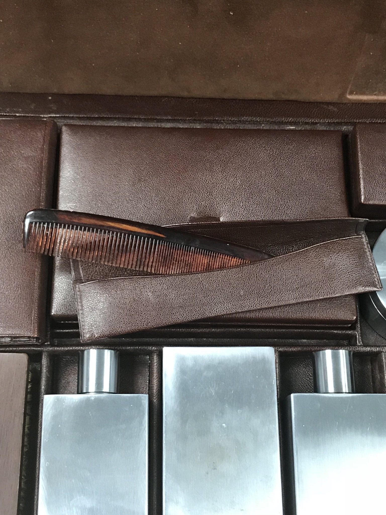 Hermès 1950's Genuine Crocodile Vanity Men's Case