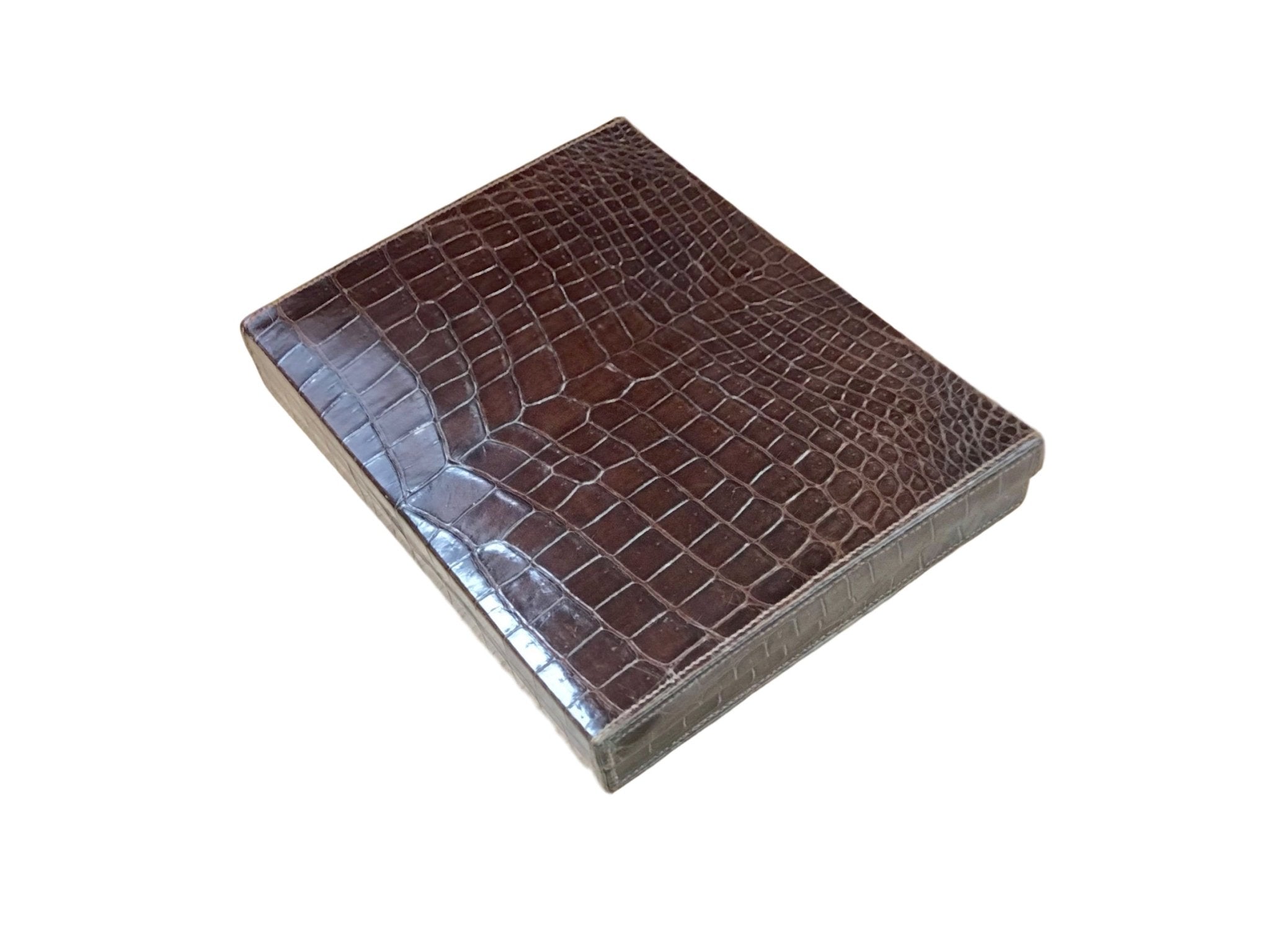 Hermès 1950's Genuine Crocodile Vanity Men's Case