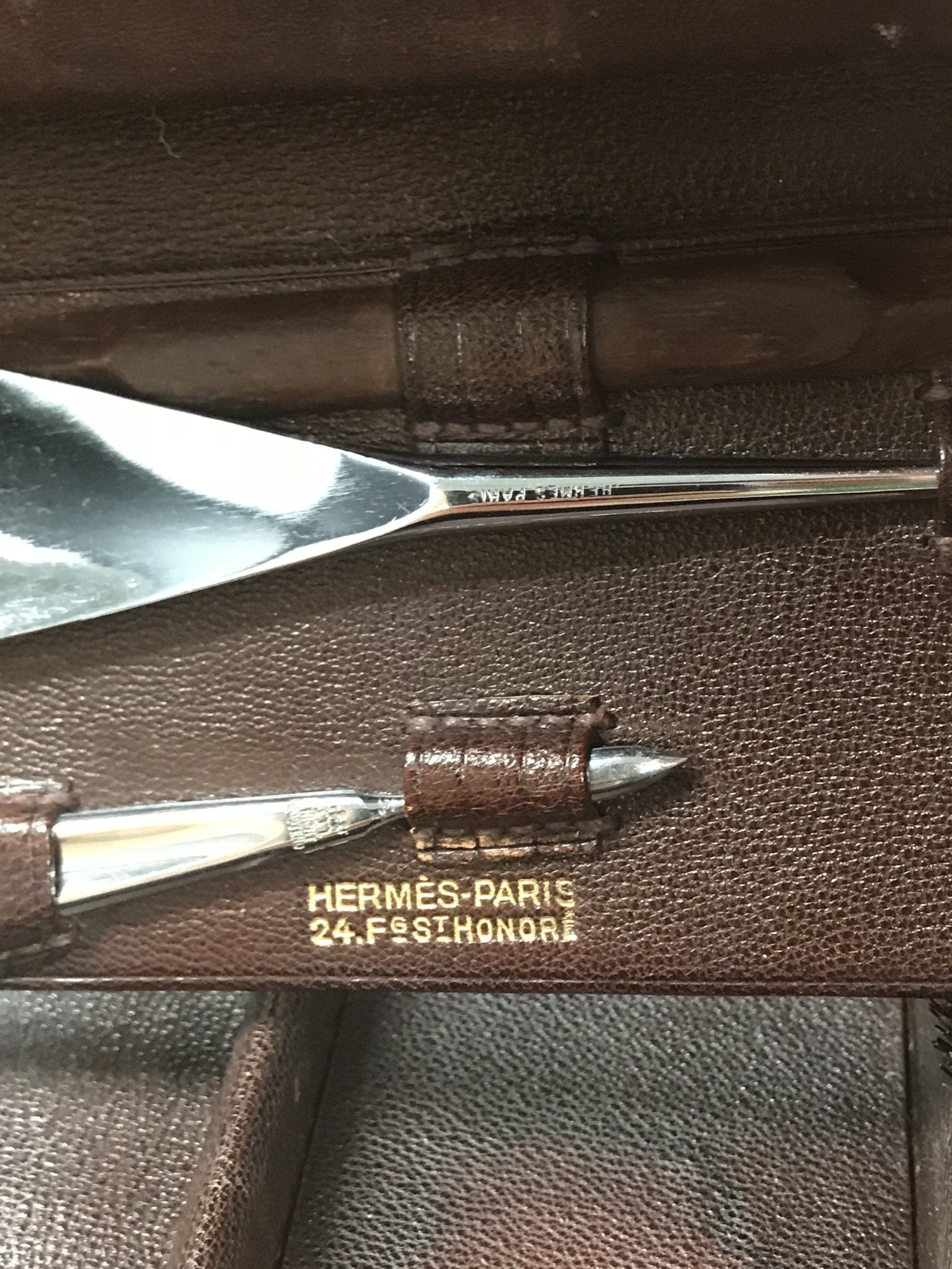 Hermès 1950's Genuine Crocodile Vanity Men's Case