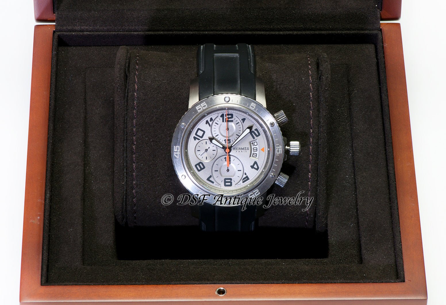 Hermes Clipper Chronograph Titanium Automatic Diver Men's Watch CP2.941