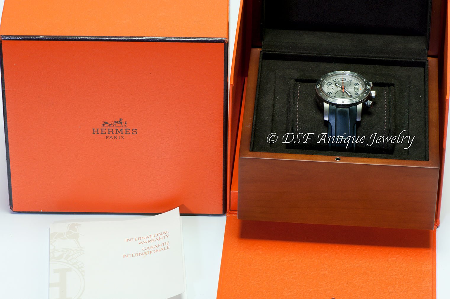 Hermes Clipper Chronograph Titanium Automatic Diver Men's Watch CP2.941