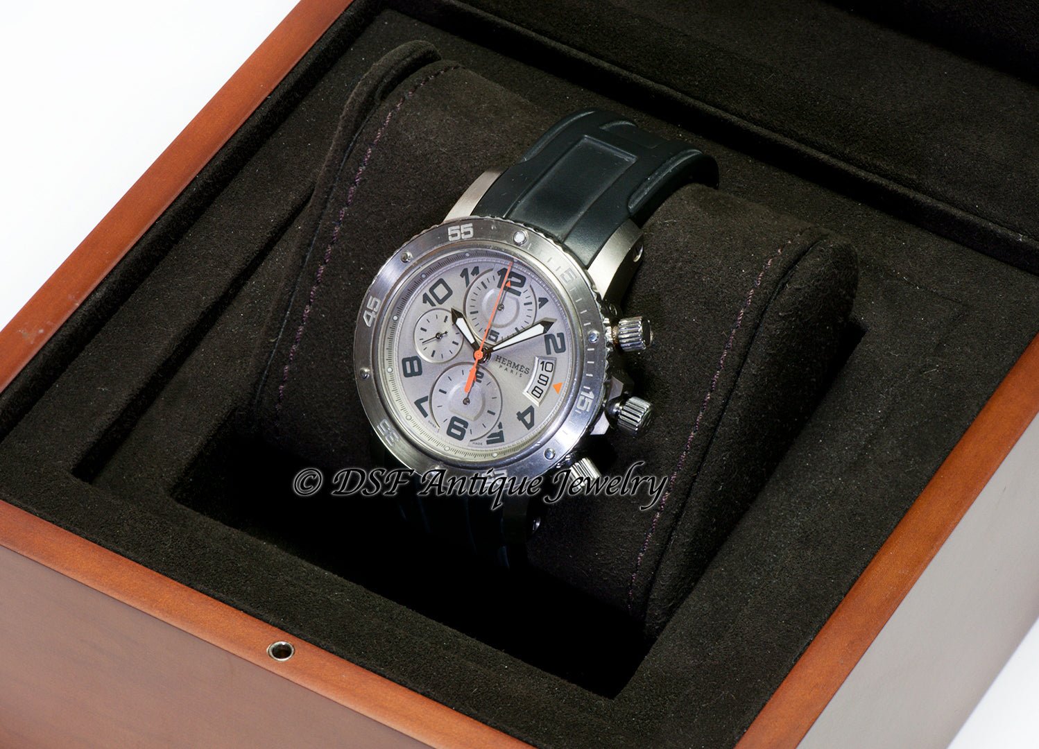 Hermes Clipper Chronograph Titanium Automatic Diver Men's Watch CP2.941