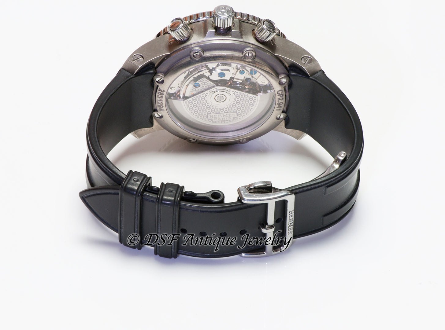 Hermes Clipper Chronograph Titanium Automatic Diver Men's Watch CP2.941