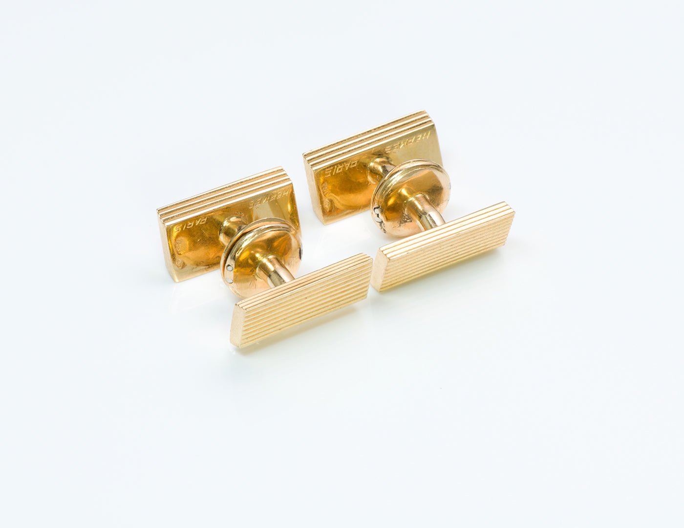 Hermès Gold Cufflinks