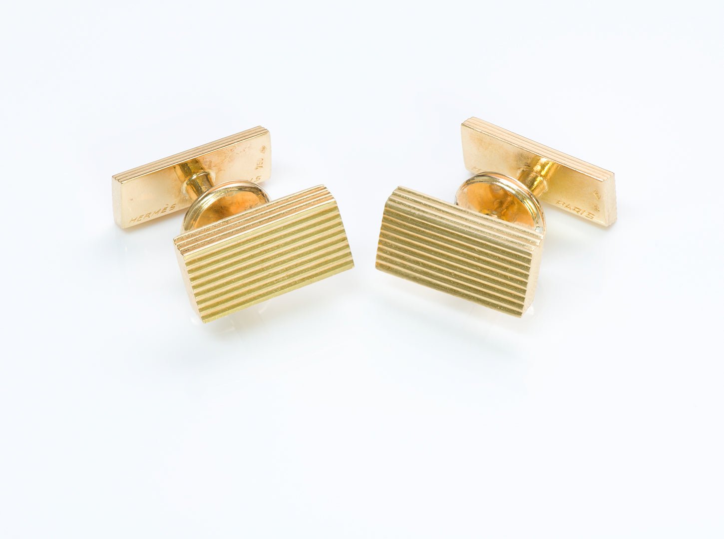 Hermès Gold Cufflinks