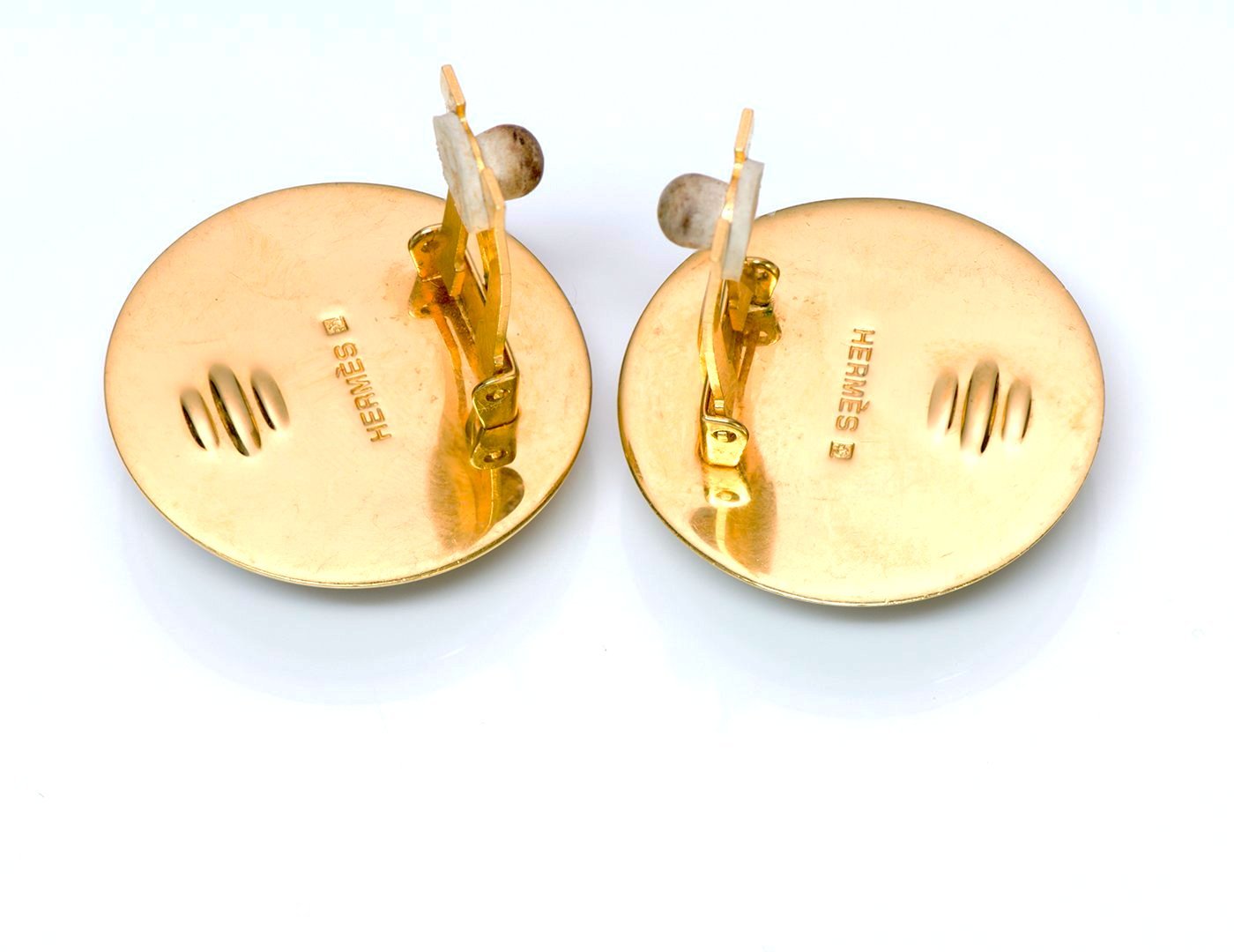 Hermès Medor Enamel Earrings