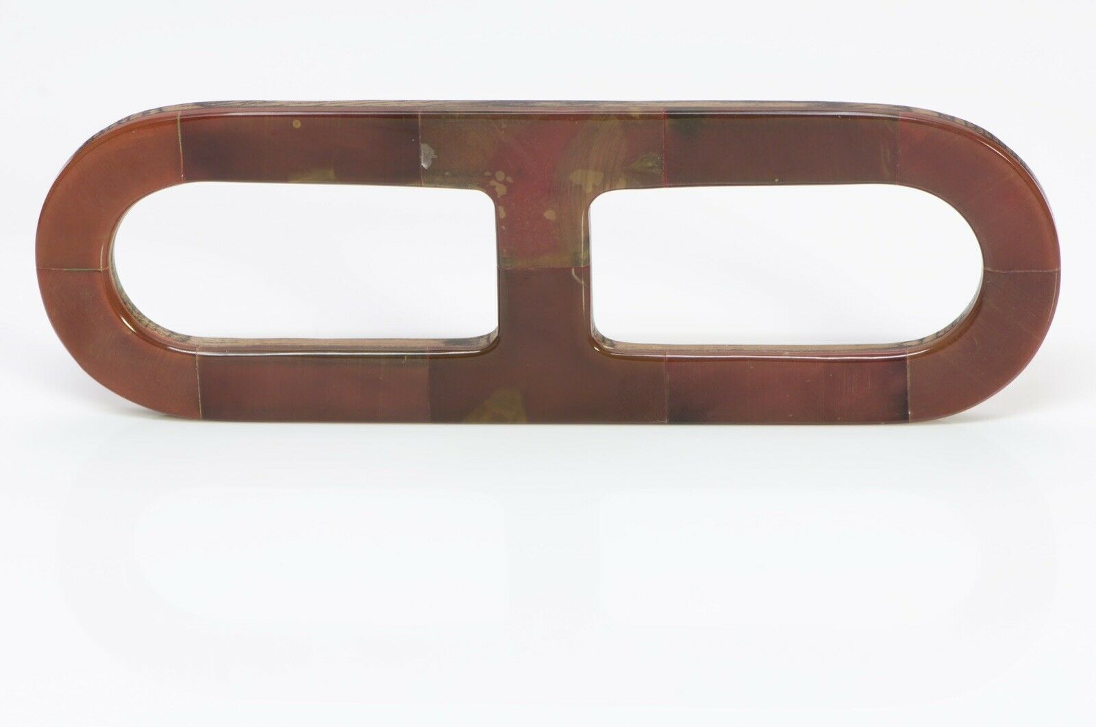 HERMES Paris Chaine d’Ancre Long Wood Agate Scarf Ring GM