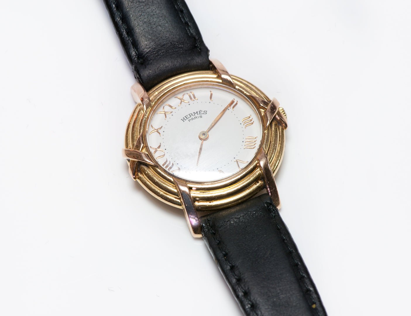 Hermes Ruban Rouge 18K Gold Ladies Watch