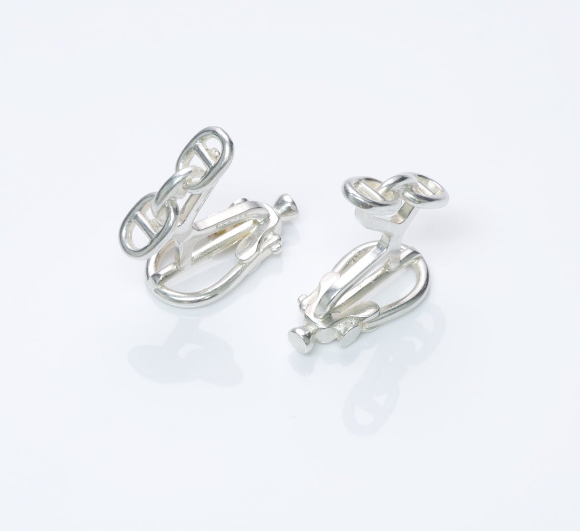 Hermès Silver Cufflinks