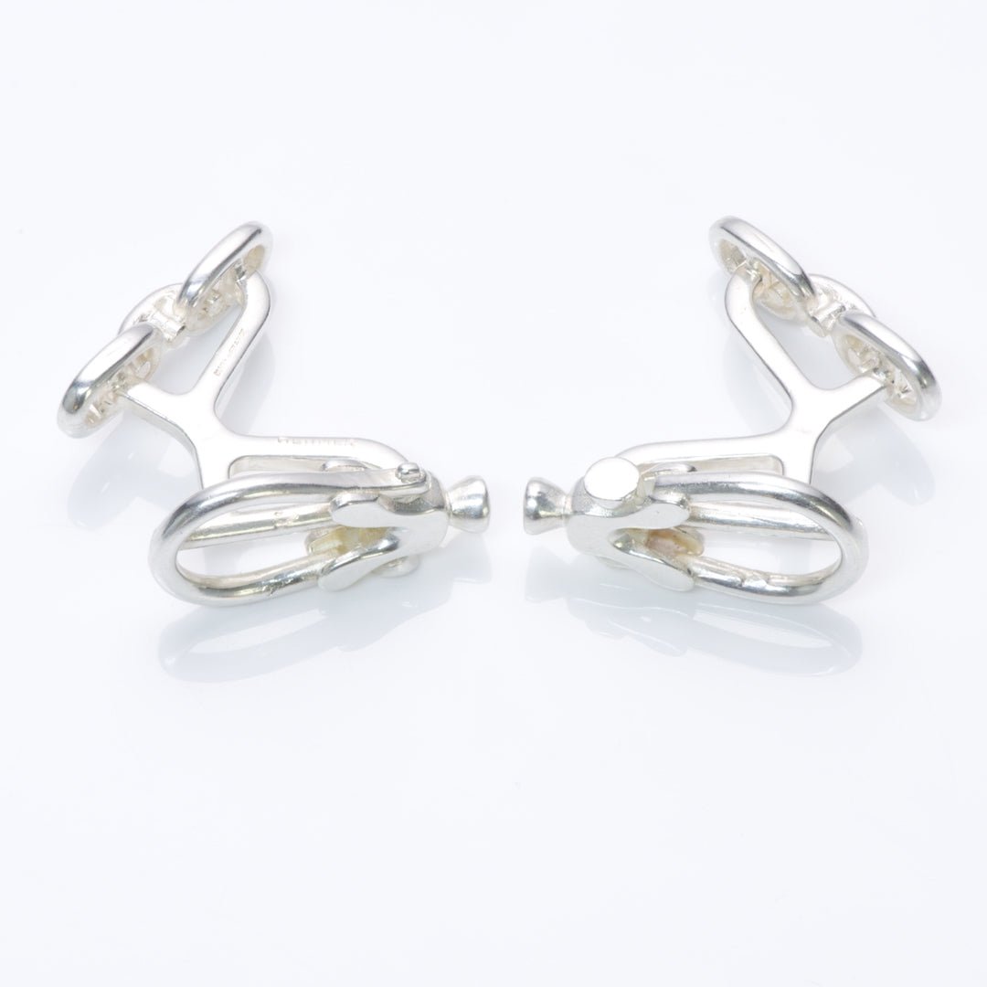 Hermès Silver Cufflinks