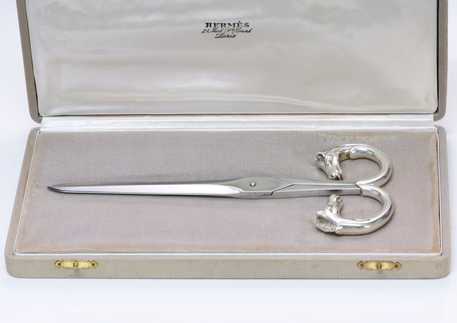 Hermès Sterling Equestrian Scissors