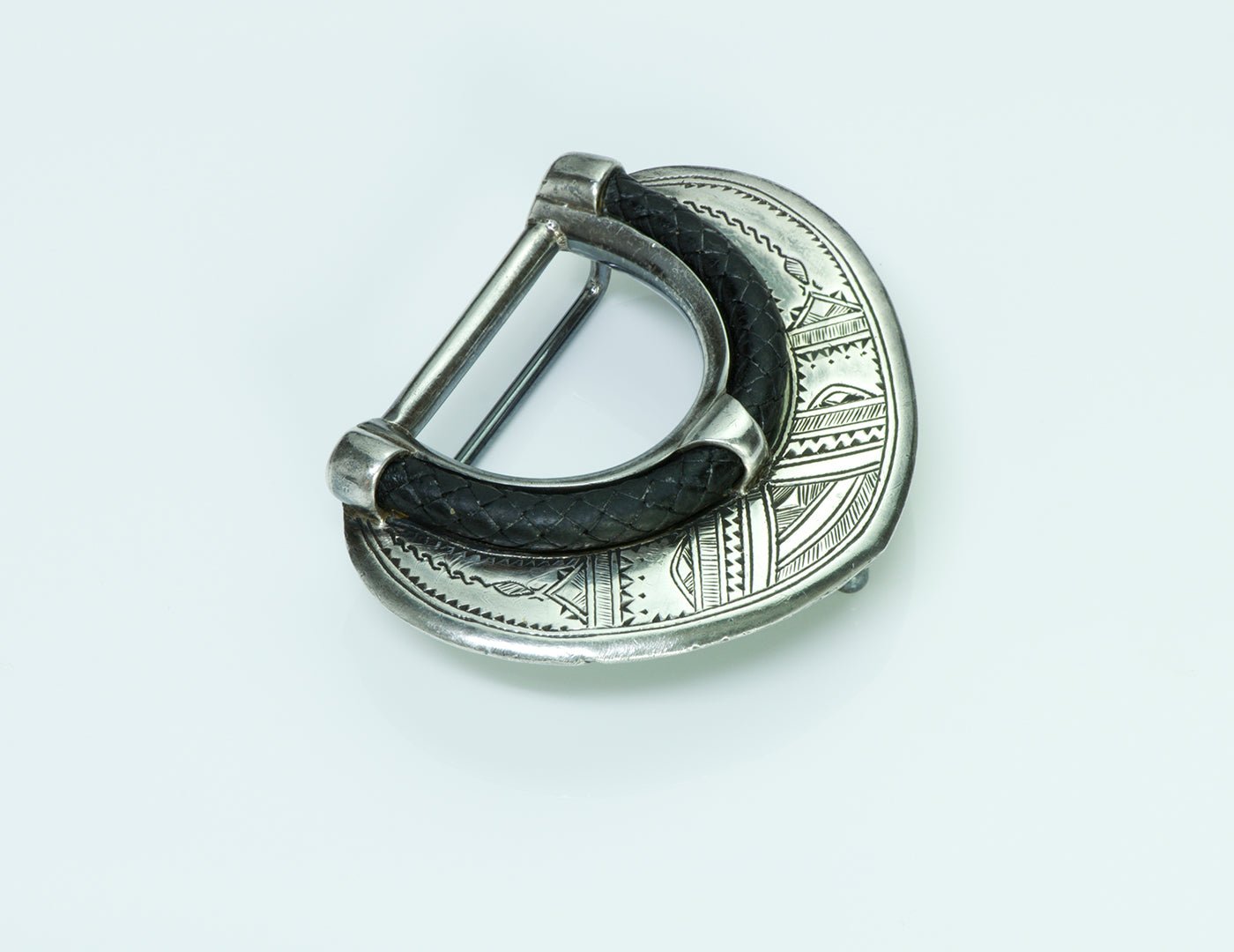 Hermès Touareg Silver Alligator Belt