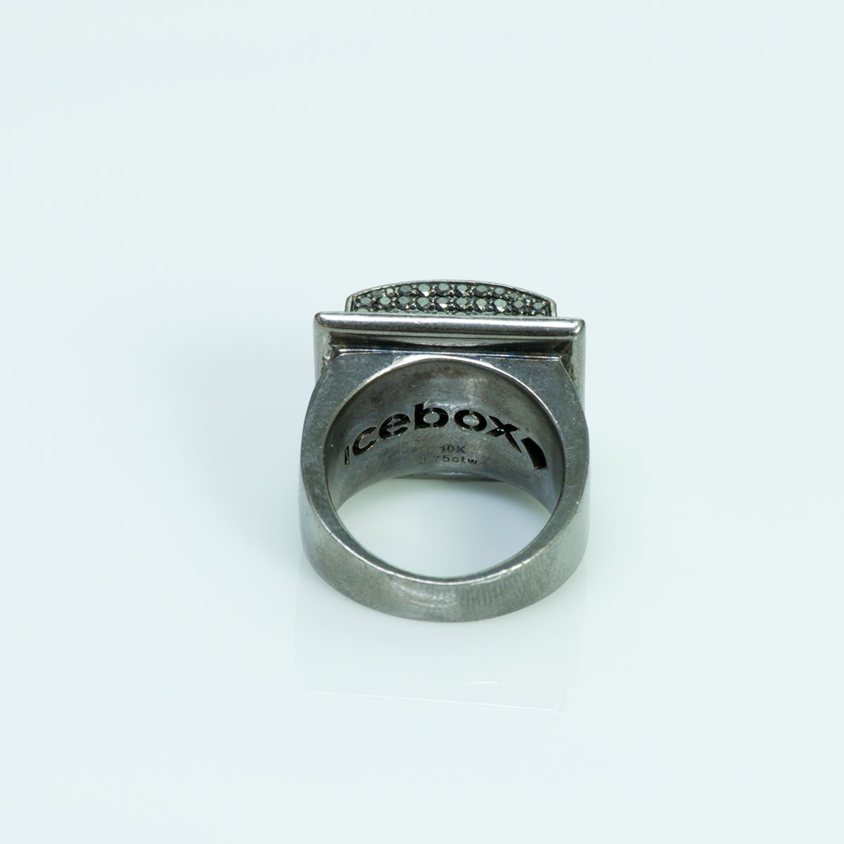 Icebox Black Diamond Men's Ring