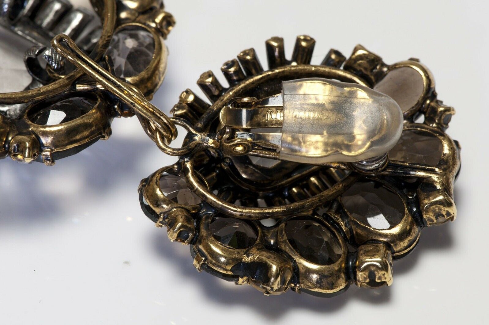 Iradj Moini Extra Long Citrine Quartz Flower Convertible Earrings