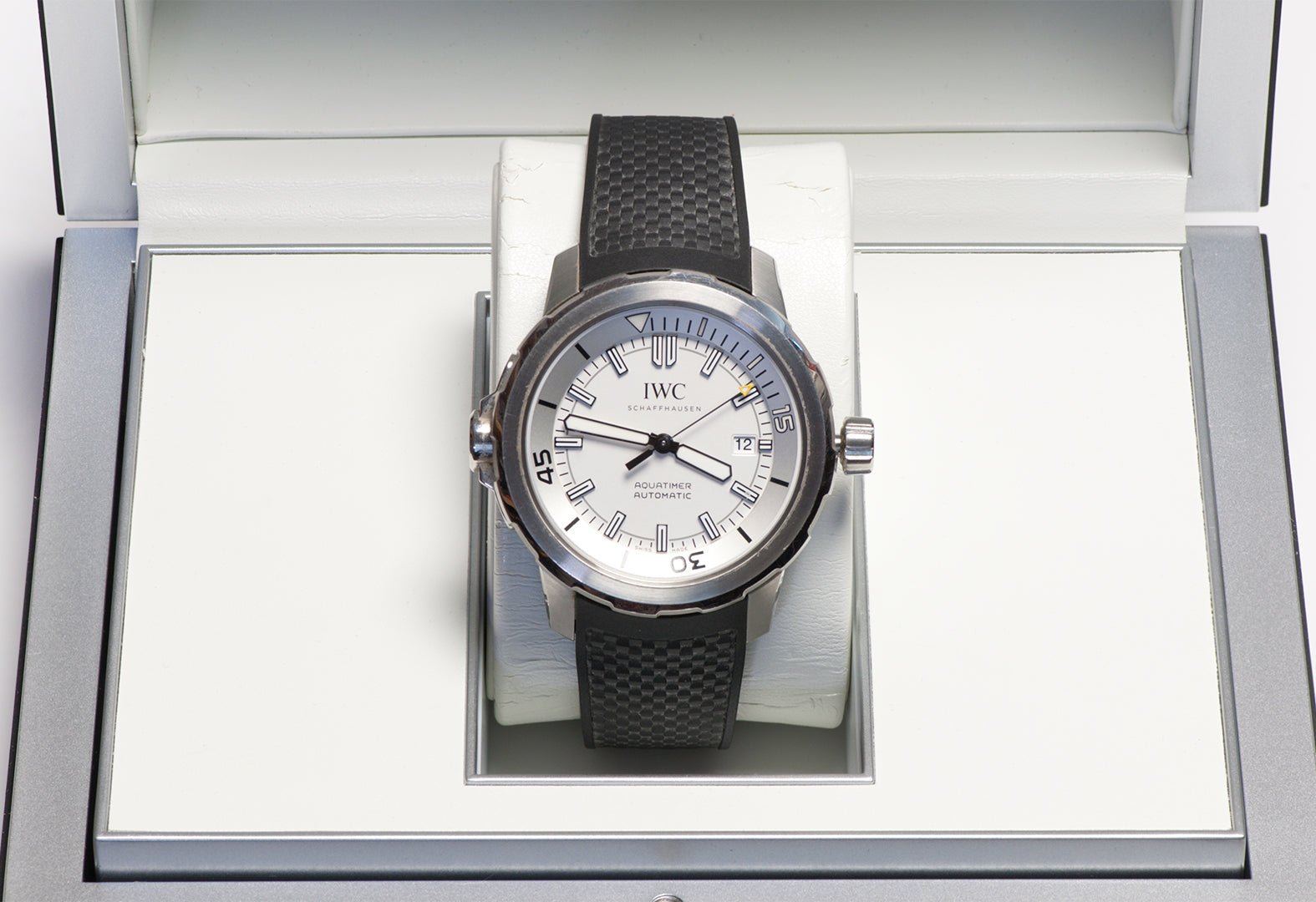 IWC Aquatimer Automatic Silver Dial Men's Watch