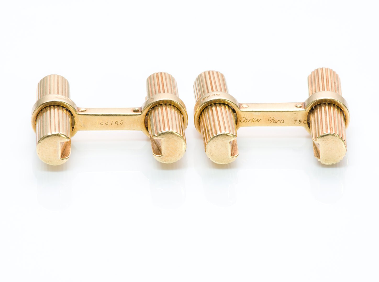 Jacques Cartier Paris Gold Cufflinks