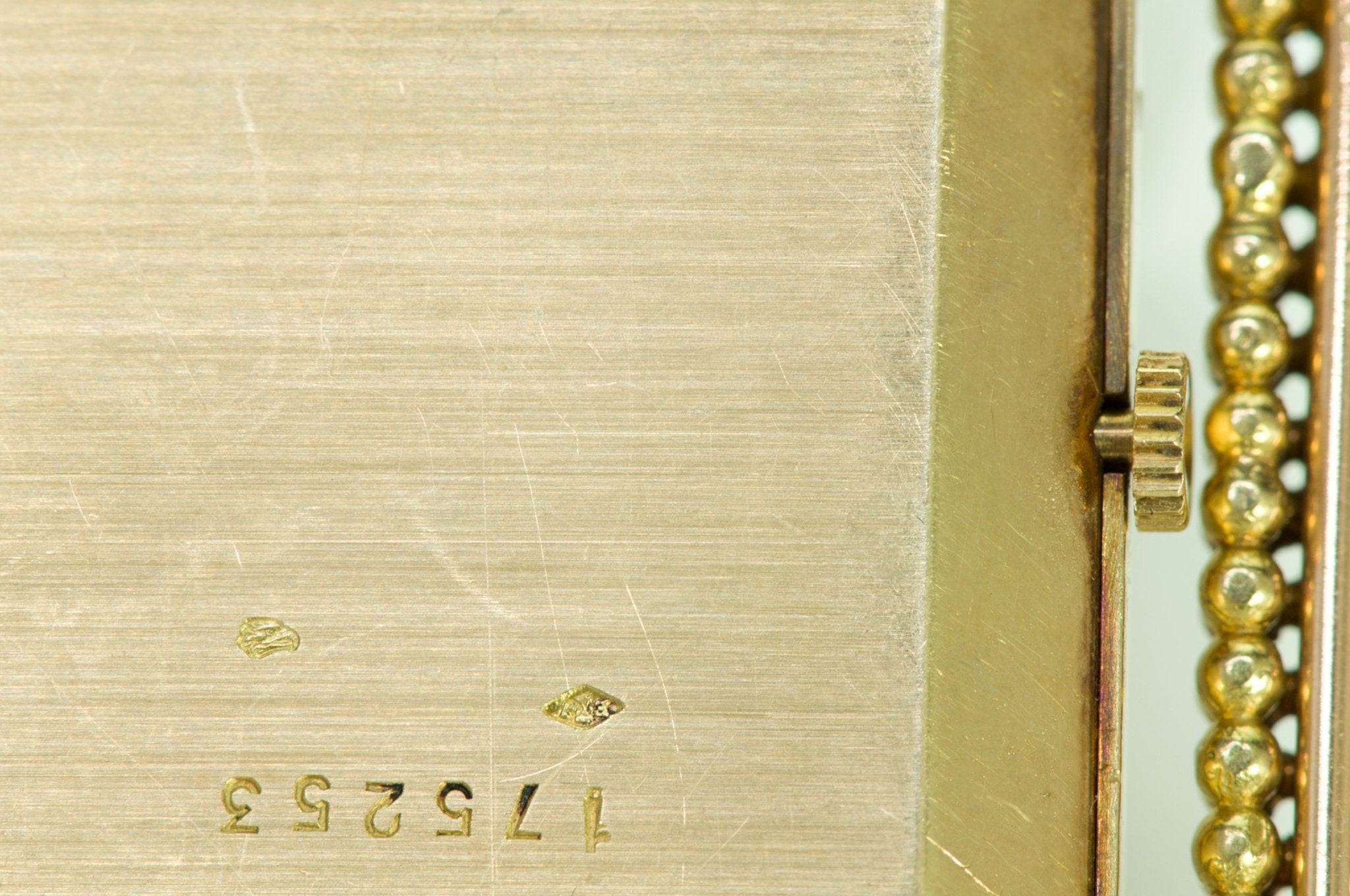 Jaeger Lecoultre Hermès Gold Travel Clock