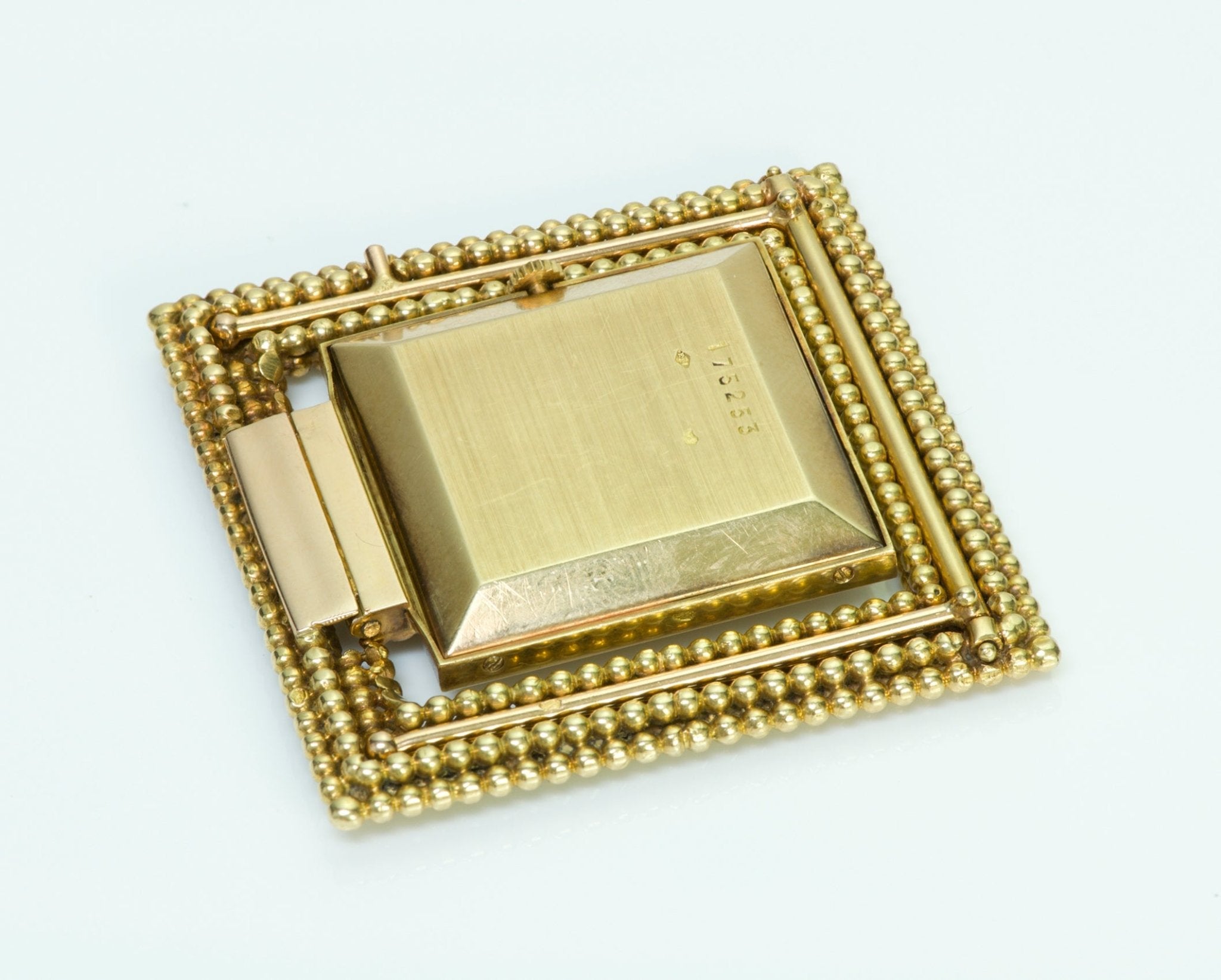 Jaeger Lecoultre Hermès Gold Travel Clock